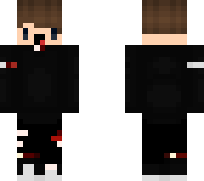 necro black clothes skin