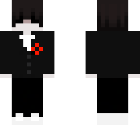 suit man with flower
