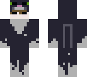 tuxedo minecaft cat onsie