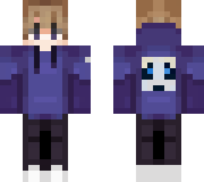 ccute skin with a boy in a sweatshirt pandas normal