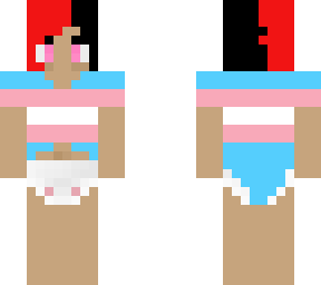 trans flag baby
