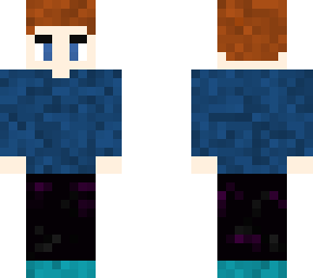 brown hair boy with dark blue sweater