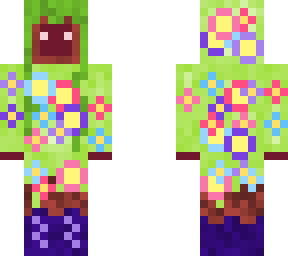 grass block person