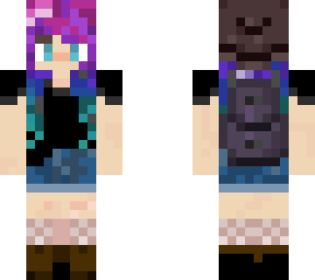 sanura with backpack
