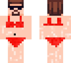server gaming hot red bikini
