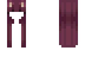 dark pink cat girl hair base