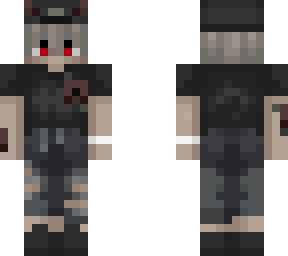 emo slender guy || red eyes