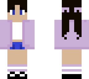 girl in purple