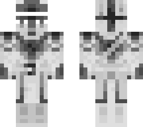 grayscale golden red knight