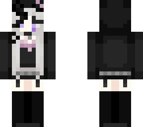 kuromi by canadianramen but it's a friend's oc dressed as her