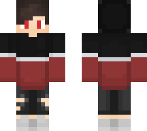 red and black op hoodie