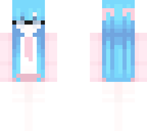blue hair girl for personal use