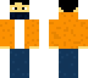cool orange person