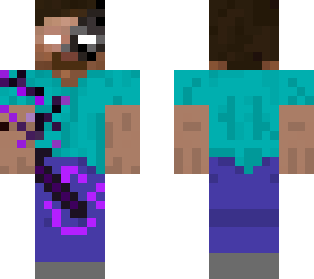 herobrine with obsidian sword