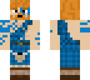 scottishman without cloth