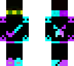 the purple and blue ninja