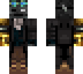wither skeleton with goggles