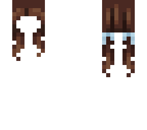 dark brown pigtails hb