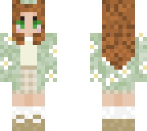green flower girl (longer hair)