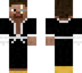 steve shinigami outfit with scar bandaged