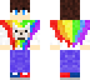 wolf rainbow