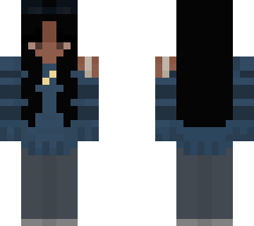 blue oversized sweater girl
