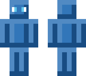 [retro] blue man