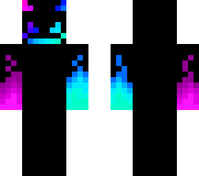 blue, pink demon