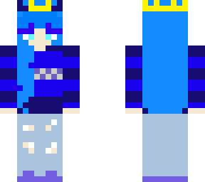 blue girl