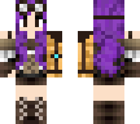 steam punk bronze arm girl