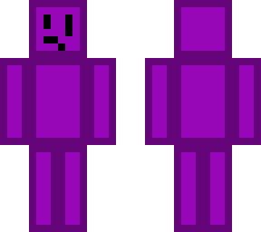 bare bones purple looking guy idk