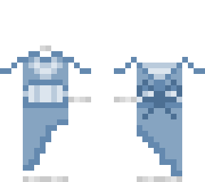 blue dress base (silver)