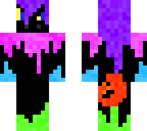 the black & neon warrior