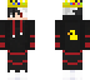 black and red boy duck