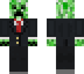 Creeper in a Suit [Fix] | Minecraft Skin