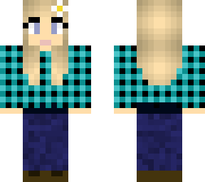 farm girl turqoise plaid