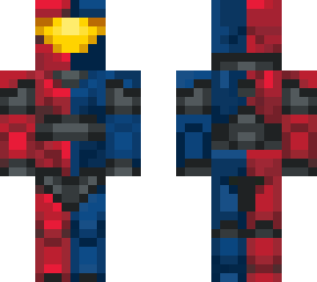 halo red vs blue spartan 4px arm