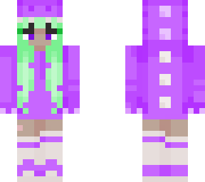 purple dino girl