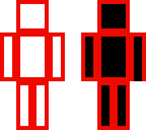 red outline