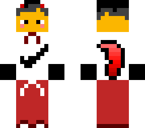 red tailed cute boy unslim