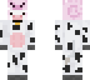 cow with pig hat