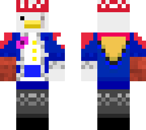 mushroom duck with red gauntlet