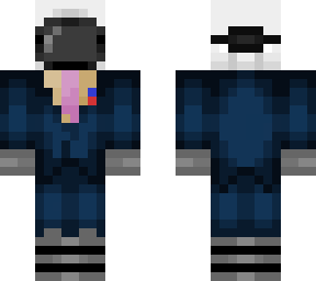 new suit style, navy variant