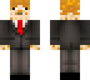 puffer in a suit (lower eyes and mouth)