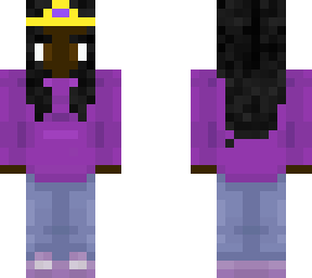 purple girl w/grown