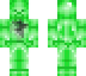 slightly infected green steve