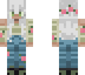 white hair girl