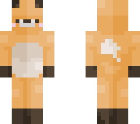 fox with tail