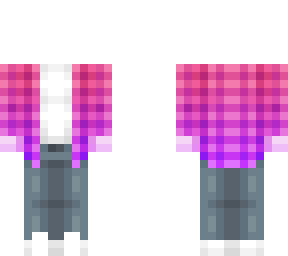 ombre plaid jacket ob 1.1 pink and purple
