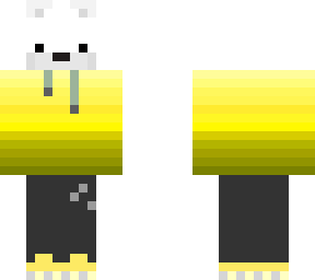 polar bear in yellow